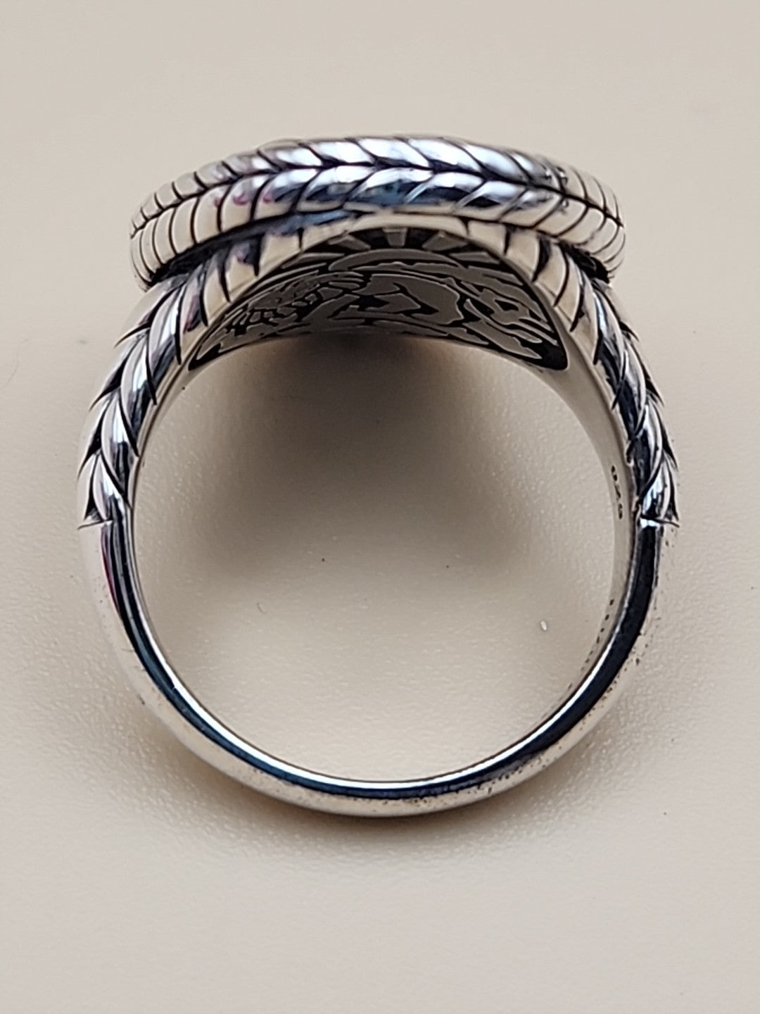 JAI BY JOHN HARDY Sterling Silver Lion Ring Size 7