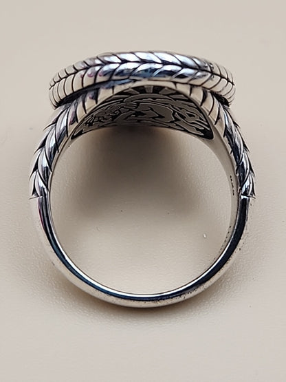 JAI BY JOHN HARDY Sterling Silver Lion Ring Size 7