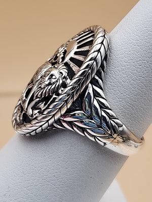 JAI BY JOHN HARDY Sterling Silver Lion Ring Size 7