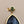 HSN CAROL BRODIE Gold Vermeil Faceted Black & Green Onyx Pear Drop Earrings