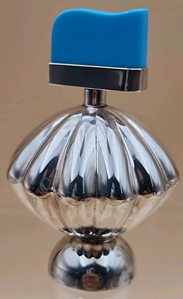 TAXCO MEXICO Sterling Silver/Turquoise Top Perfume Bottle 85 Grams Total Weight
