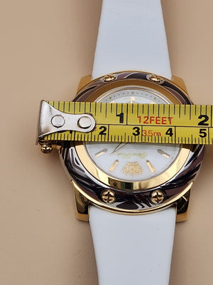 GLAM ROCK Miami Swiss Made Gold/Silver Tone Women's Watch