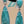 EFFY Faceted Amazonite Pear Shape/Sterling Silver Dangle/Drop Earrings