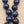 Blue Dumortierite Polished 14mm Bead/Sterling Silver Clasp 17