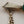 1950's-60's Victorian Revival Jadeite Cabochon/Gold Tone Cameo Dangle Brooch