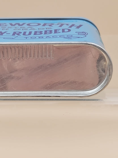 1920's LARUS & BROTHER CO./EDGEWORTH Vintage Advertising Tin Can With Hinged Lid