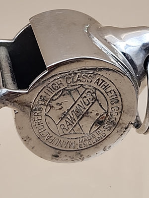 Acme Thunderer Whistle/ Rawlings Advertising Solid Brass/ Made in England
