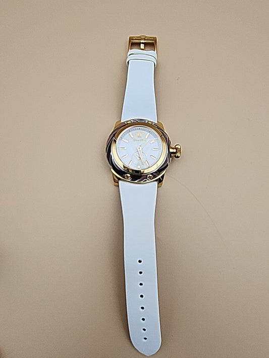 GLAM ROCK Miami Swiss Made Gold/Silver Tone Women's Watch