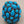 MICHAEL DAWKINS Sterling Silver Sleeping Beauty Turquoise Cluster Ring Size 7
