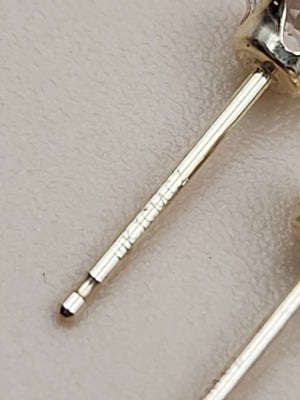 14k Cubic Zirconia Stud Earrings