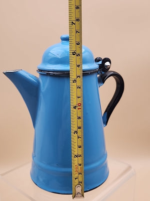 HUTA SELESIA Vintage Polish Blue & Black Tea/Coffee Pot