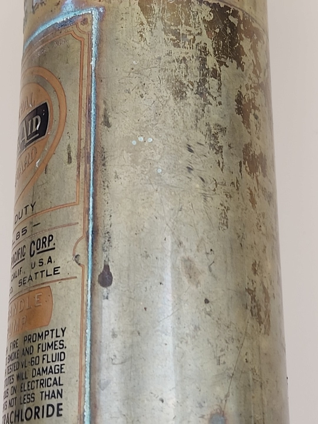 GENERAL QUICK AID Fire Guard Model 85 Fire Extinguisher/Idaho Power Co.
