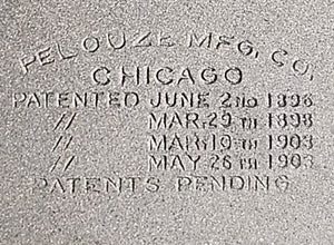 1903 PELOUZE MFG. CO. Antique National Postal Scale