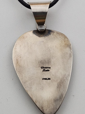 CHIMNEY BUTTE NAVAJO Bumblebee Jasper/Sterling Silver Pendant