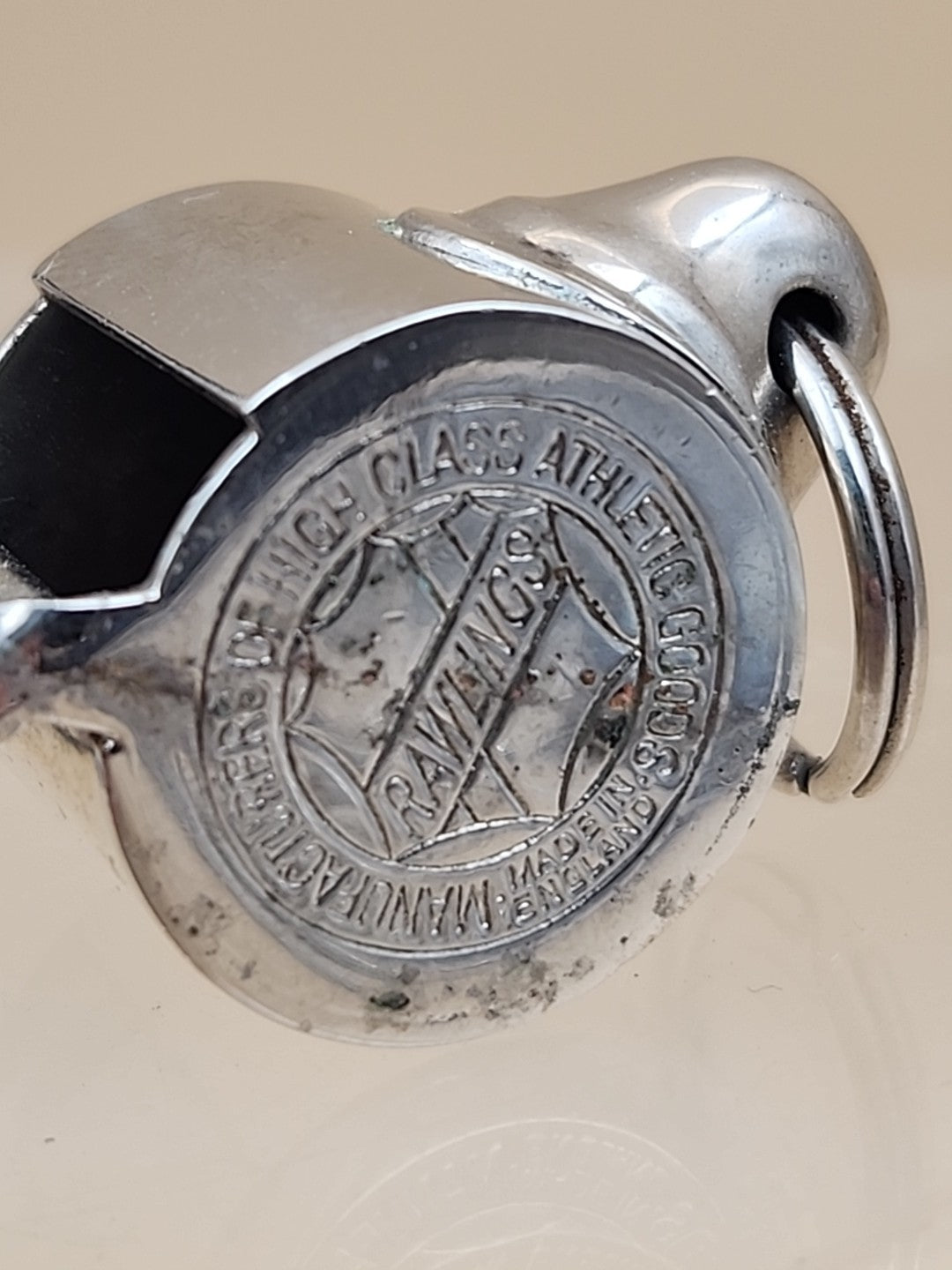 Acme Thunderer Whistle/ Rawlings Advertising Solid Brass/ Made in England