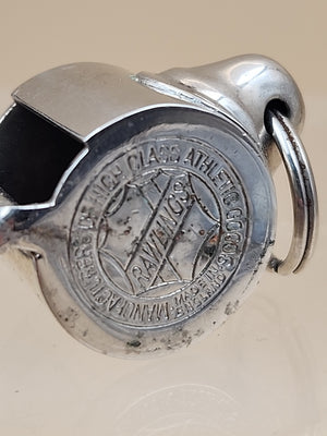 Acme Thunderer Whistle/ Rawlings Advertising Solid Brass/ Made in England