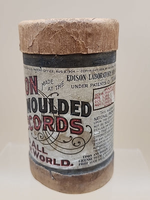 1900's EDISON GOLD MOULDED Phonograph Records Echo All Over The World Lot Of 3