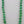 GRASSMAN-BLAKE 14k/Natural Green Onyx/Double Knotted/Graduated/Beaded Necklace