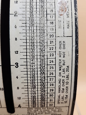 1903 PELOUZE MFG. CO. Antique National Postal Scale