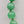 GRASSMAN-BLAKE 14k/Natural Green Onyx/Double Knotted/Graduated/Beaded Necklace