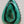 Green Malachite/Sterling Silver/Elephant Design Bezel Statement Pendant