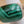 DESERT ROSE TRADING Chunky Square Congo Malachite/Sterling Silver Ring Size 7
