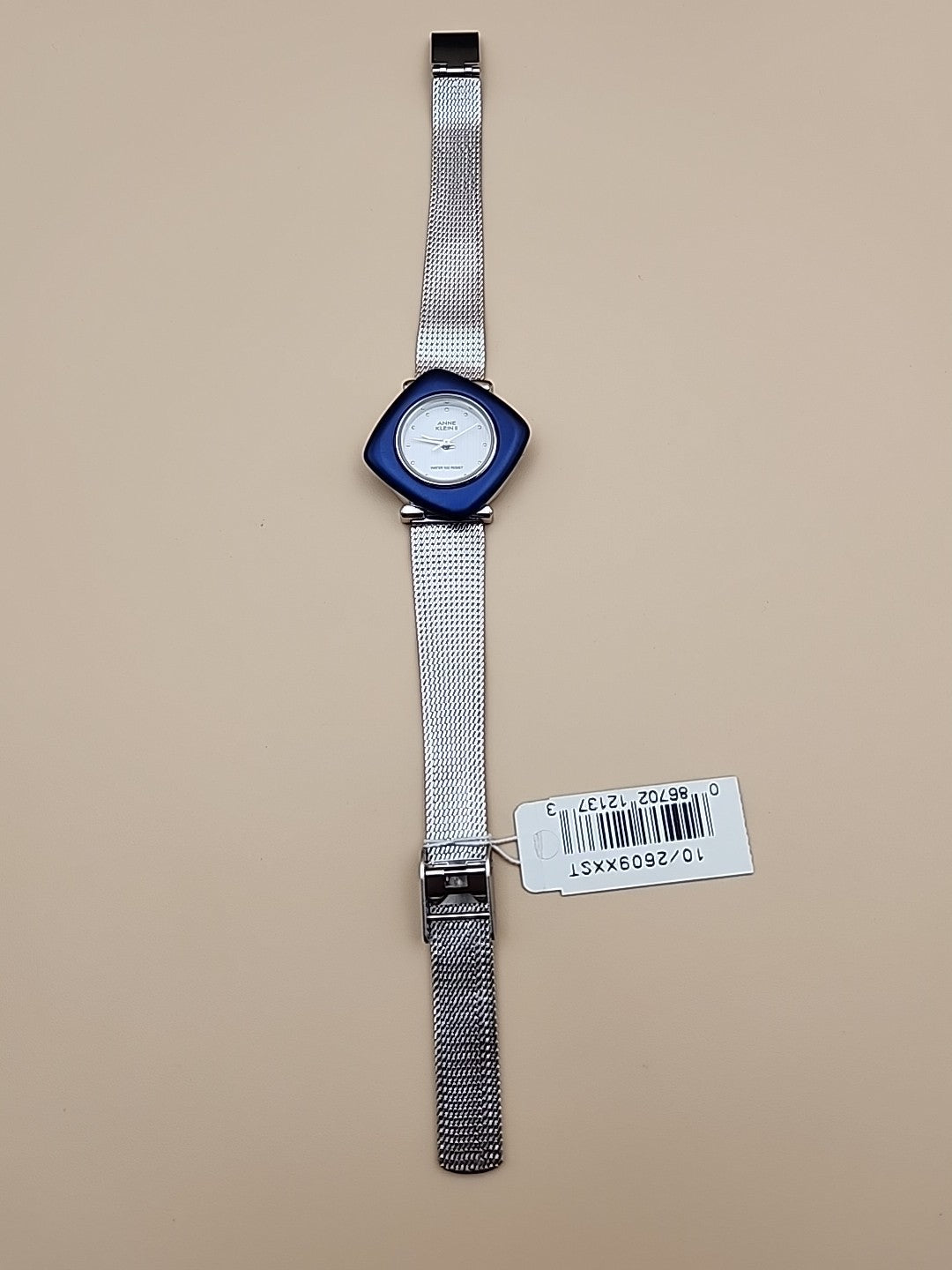 ANNE KLEIN II Vintage Interchangeable Bezel Womens Silver Tone Watch NEW BATTERY