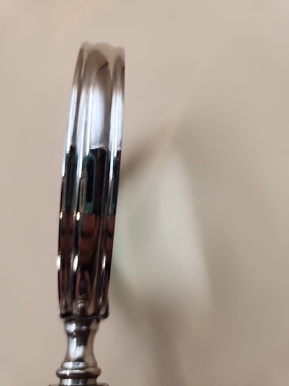 Silver Tone/Resin Handle With Ethnic Carvings Magnifying Glass