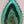 Green Malachite/Sterling Silver/Elephant Design Bezel Statement Pendant