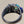 ROSS SIMONS Turquoise/Lapis/Amethyst/Black Rhodium Over Sterling Ring Size 7.25