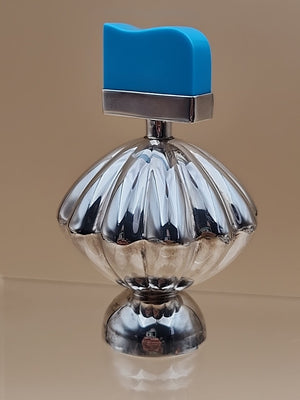 TAXCO MEXICO Sterling Silver/Turquoise Top Perfume Bottle 85 Grams Total Weight
