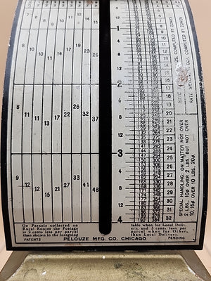 1903 PELOUZE MFG. CO. Antique National Postal Scale