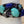 ROSS SIMONS Turquoise/Lapis/Amethyst/Black Rhodium Over Sterling Ring Size 7.25