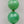 GRASSMAN-BLAKE 14k/Natural Green Onyx/Double Knotted/Graduated/Beaded Necklace