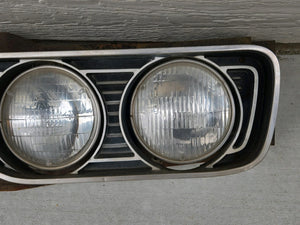 1970 DODGE POLARA Drivers Side Front Grill With Headlights As Is