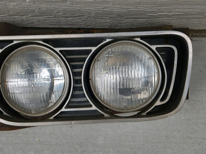 1970 DODGE POLARA Drivers Side Front Grill With Headlights As Is