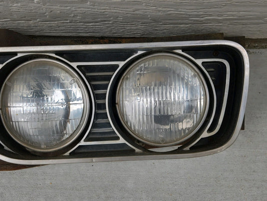 1970 DODGE POLARA Drivers Side Front Grill With Headlights As Is