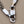 Sterling Silver Dbl. Beaded Chain/ Triple Circle Crystal Pendant & Earrings Set