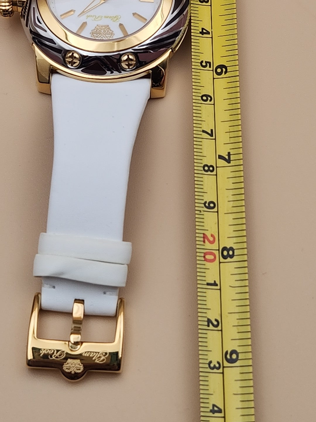 GLAM ROCK Miami Swiss Made Gold/Silver Tone Women's Watch