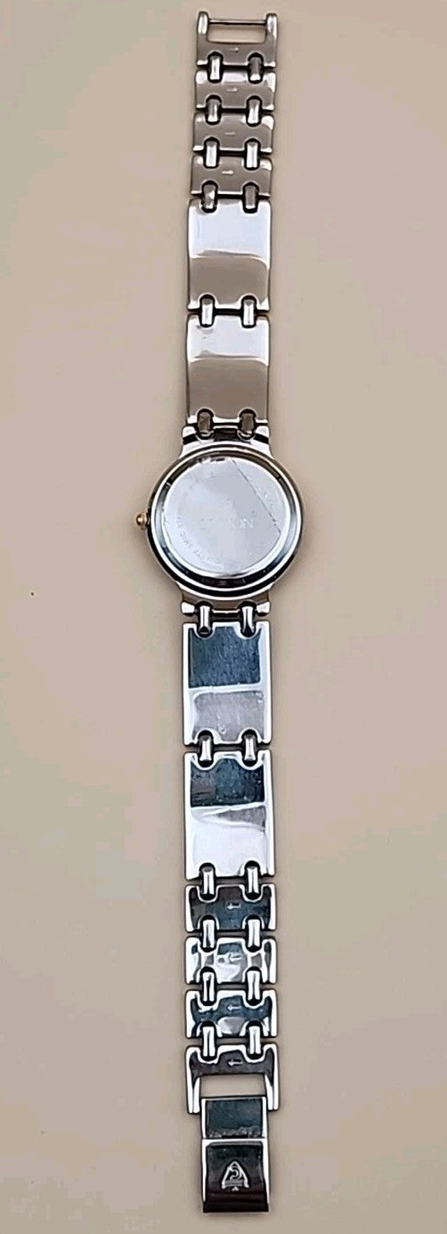 CROTON Vintage Quartz Gold/Silver Tone Women's Wristwatch New Battery
