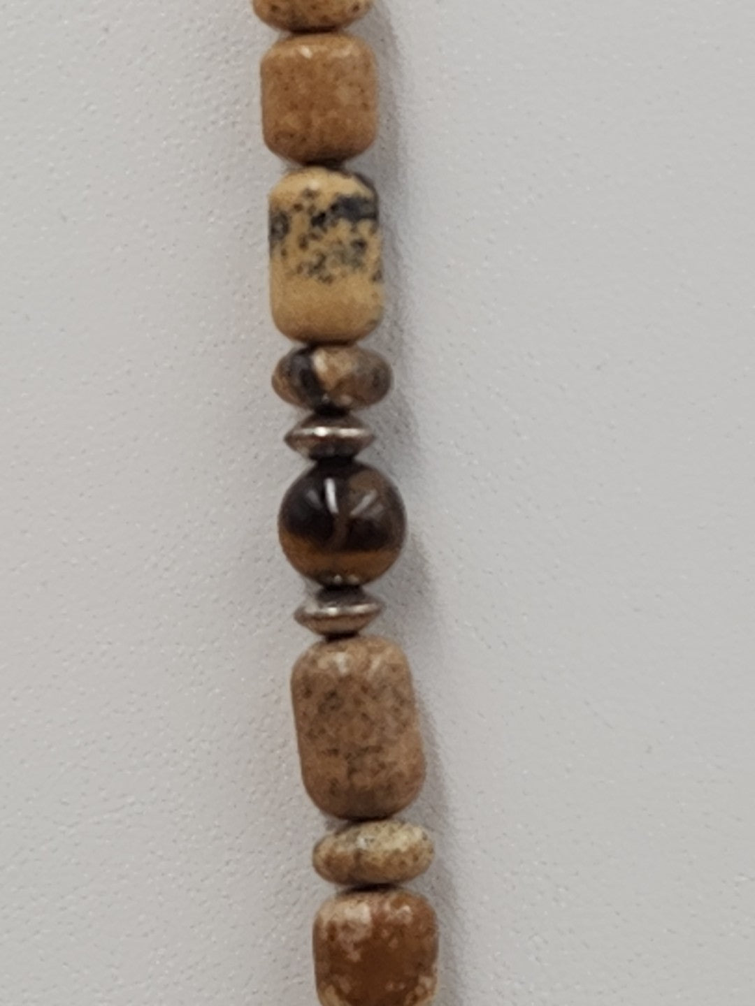 MELVIN FRANCIS Navajo 925 /Onyx/Jasper/Tiger Eye Inlay Pendant & Necklace