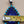 Sleeping Beauty Turquoise/Lapis Lazuli Cabochon/Sterling Silver Pendant