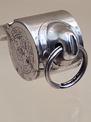 Acme Thunderer Whistle/ Rawlings Advertising Solid Brass/ Made in England