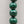 HSN Malachite/Sterling Silver Beaded Adjustable 24