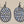 ROSS SIMONS 925 Silver/Moonstone/White Topaz Cluster Ring Sz. 6.25 & Earring Set