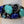 ROSS SIMONS Turquoise/Lapis/Amethyst/Black Rhodium Over Sterling Ring Size 7.25