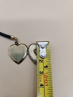 L.S. AND COMPANY Diamond/Sterling Silver/ Antique WWII Sweetheart Locket