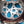 MICHAEL DAWKINS Sterling Silver Sleeping Beauty Turquoise Cluster Ring Size 7